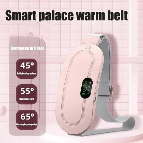 Electric Period Cramp Massager – Heating Belt for Menstrual Pain Relief