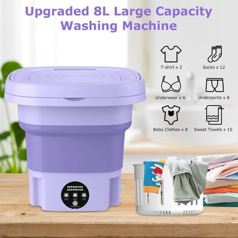 Portable Folding Mini Washing Machine