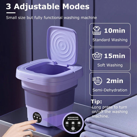 Portable Folding Mini Washing Machine