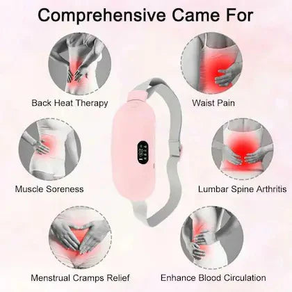 Electric Period Cramp Massager – Heating Belt for Menstrual Pain Relief